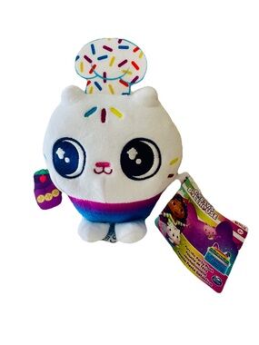 Gabby's Dollhouse Cakey Cat Plush 6-Inch Stuffed Animal Toy